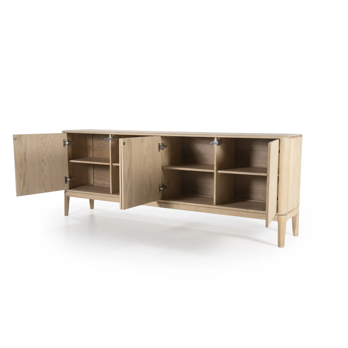 Dressoir Harvey – eikenhout & veneer naturel - Afbeelding 8