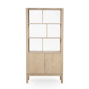 Boekenkast Harvey – eikenhout & veneer bruin