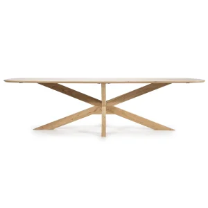 Eettafel Nikki – acaciahout naturel 280x100cm