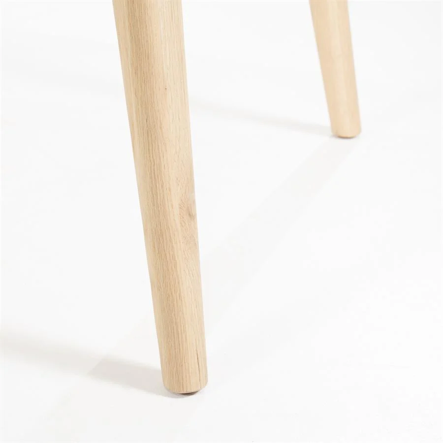 Eettafel Elijah – eikenhout & eikenfineer naturel 220x100cm - Afbeelding 7
