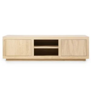 TV meubel Helsinki – eiken & eikenfineer naturel 160cm