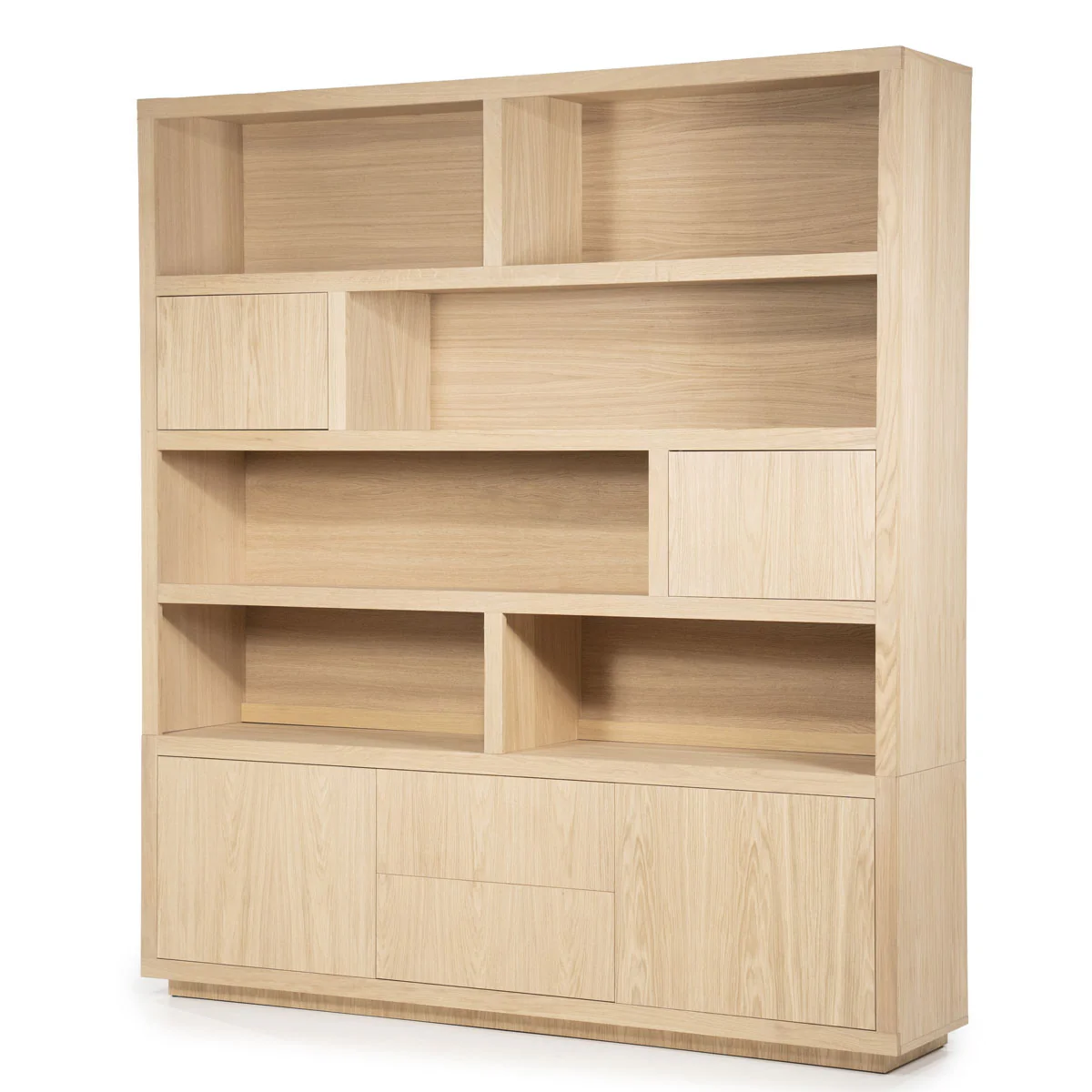 Kabinet Helsinki – eiken & eikenfineer naturel 200×220cm - Afbeelding 4