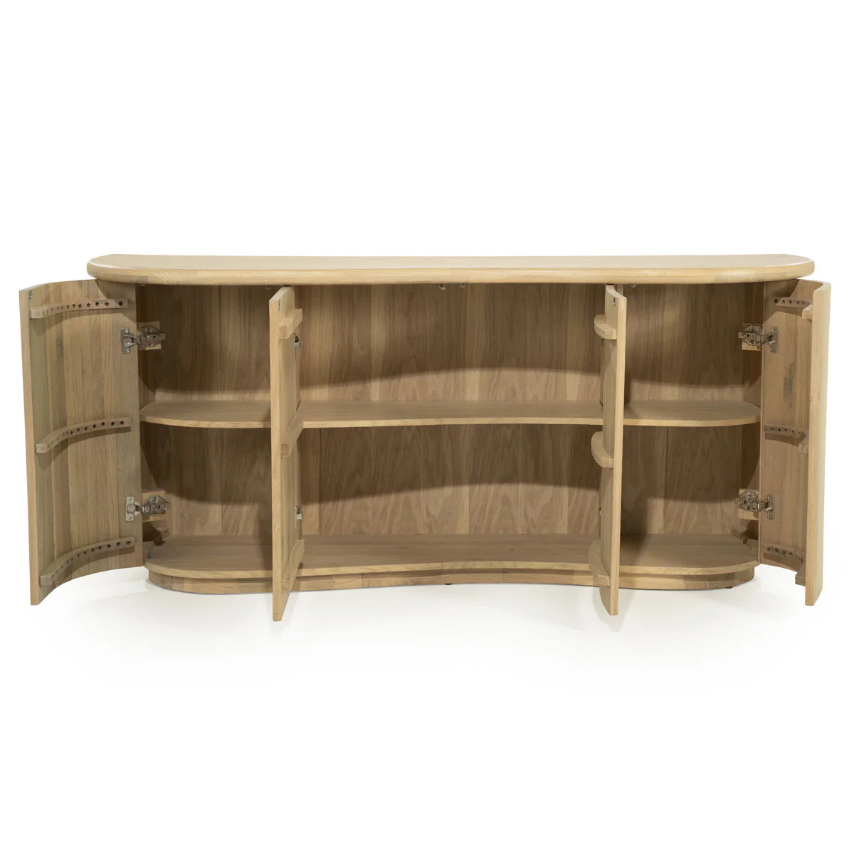 Dressoir Josh – eikenhout & eikenfineer naturel - Afbeelding 8