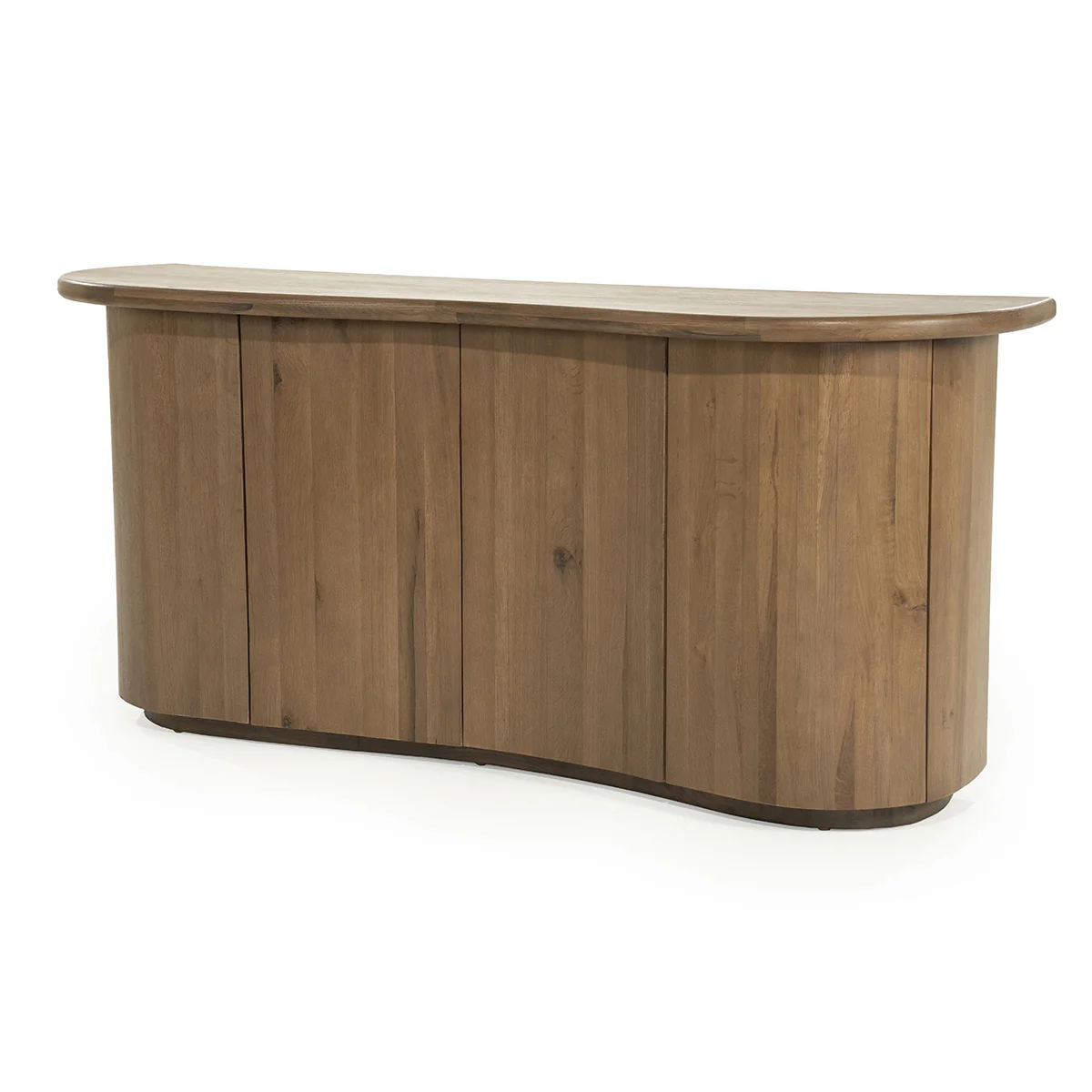 Dressoir Josh – eikenhout & eikenfineer bruin - Afbeelding 4