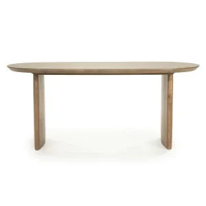 Eettafel Dex – eikenhout & eikenfineer bruin 180x90cm