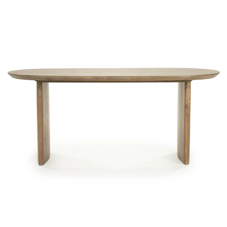 Eettafel Dex – eikenhout & eikenfineer bruin 250x100cm - Afbeelding 2