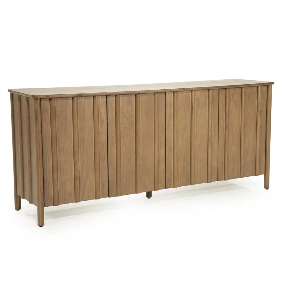 Dressoir Jake – eikenhout & eikenfineer bruin - Afbeelding 6