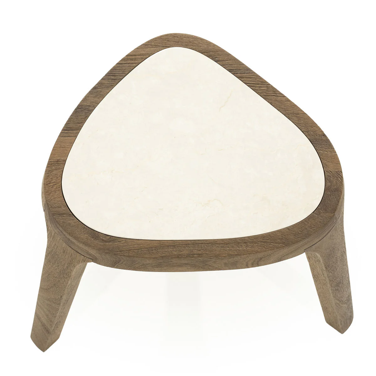 Bijzettafel Fred – mangohout & marmer bruin - Afbeelding 8