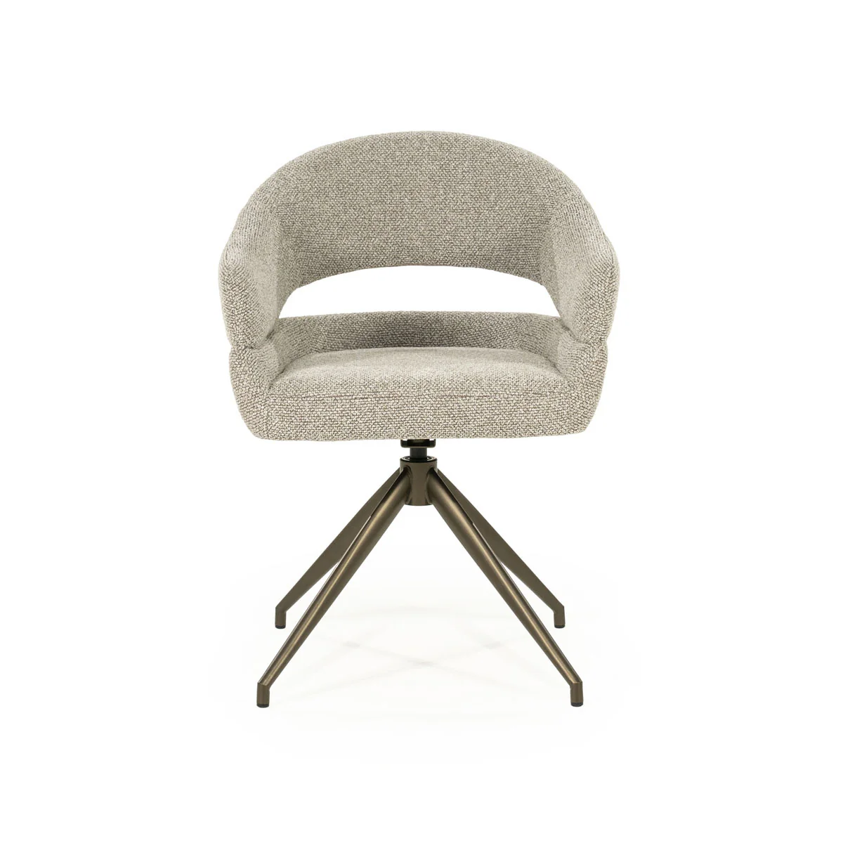 Stoel Hailey – stof taupe eira - Afbeelding 5