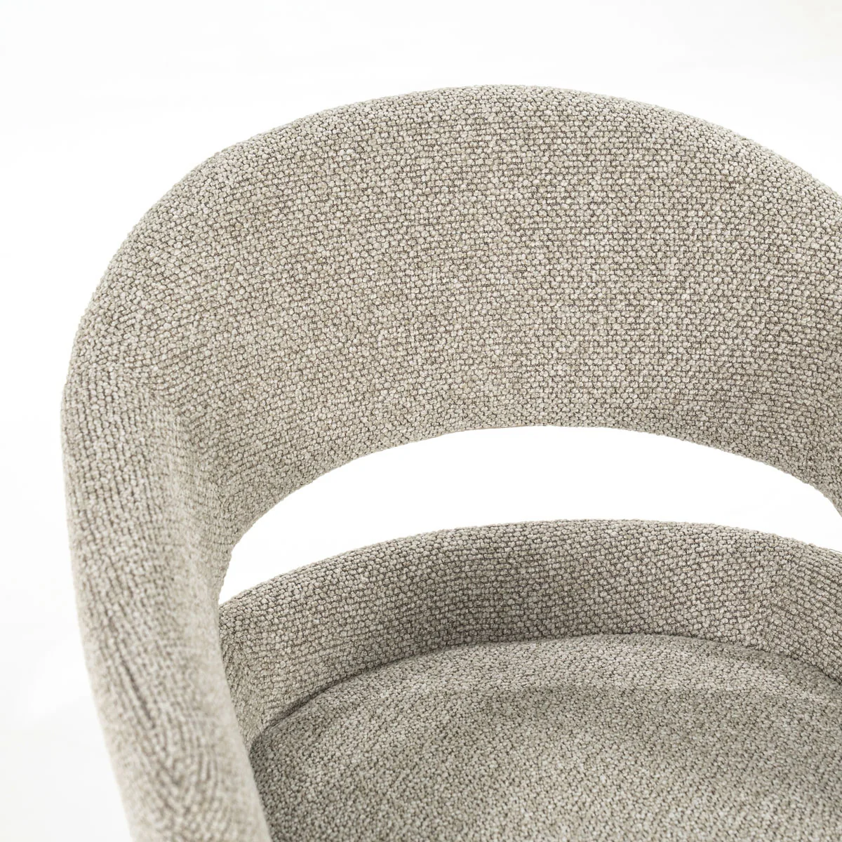 Stoel Hailey – stof taupe eira - Afbeelding 7