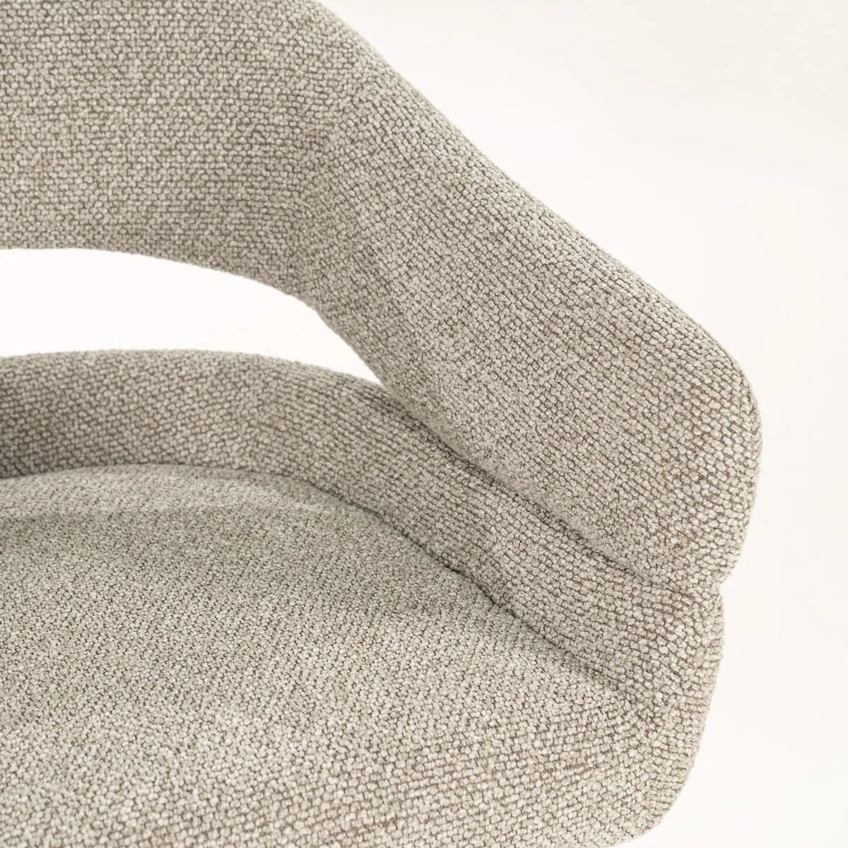 Stoel Hailey – stof taupe eira - Afbeelding 8