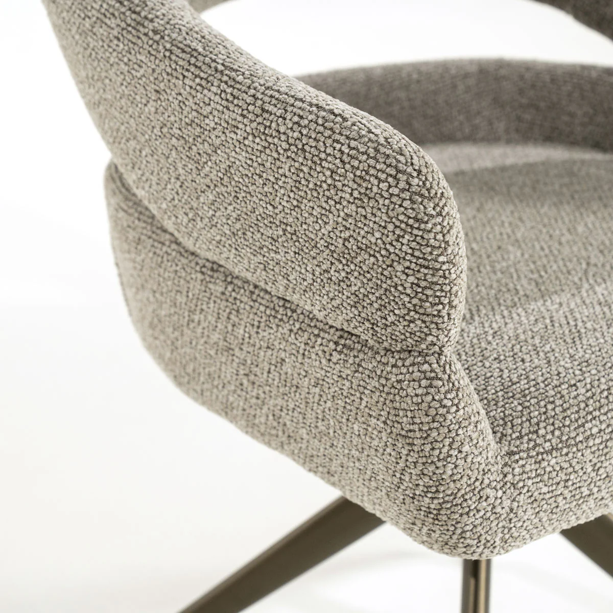 Stoel Hailey – stof taupe eira - Afbeelding 9