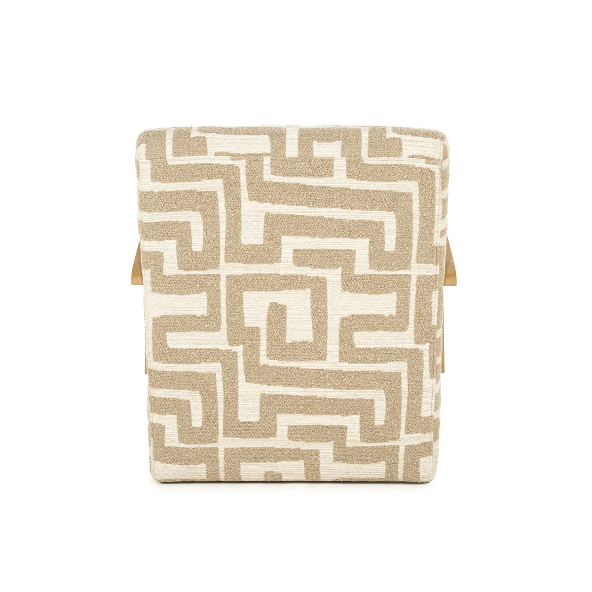 Fauteuil Olek – stof & hout taupe libre - Afbeelding 5