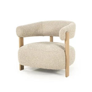 Fauteuil Lola – taupe hush