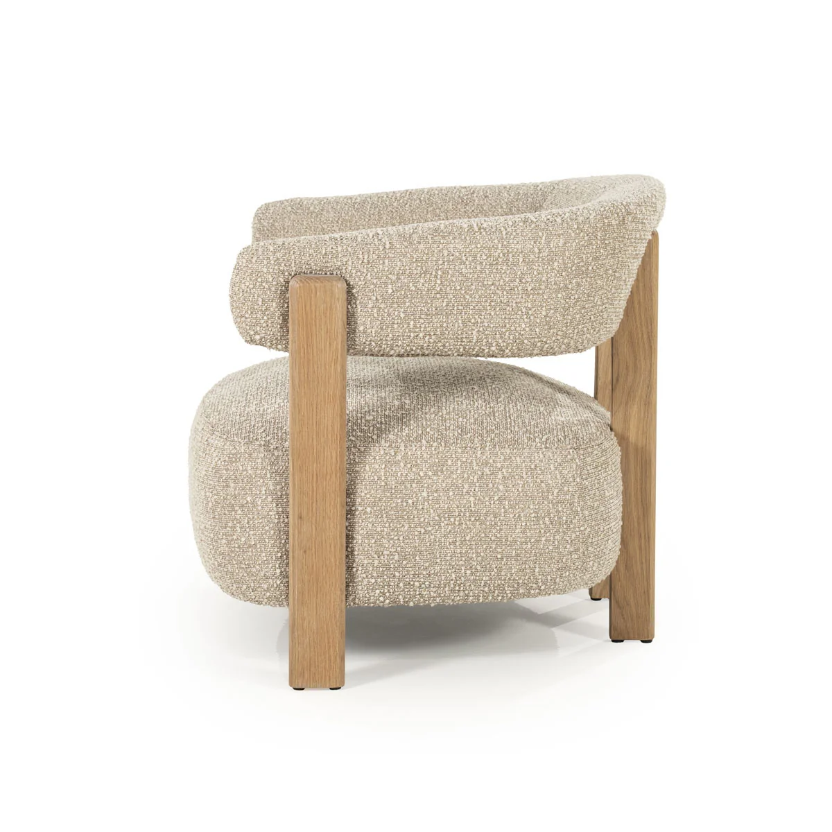 Fauteuil Lola – bruin hush - Afbeelding 4