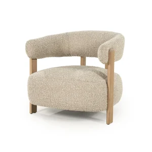 Fauteuil Lola – bruin hush