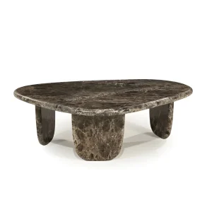 Salontafel Devin – emperador marmer bruin large