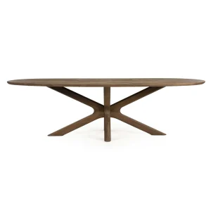 Eettafel Tycho – mangohout lichtbruin 260×110cm