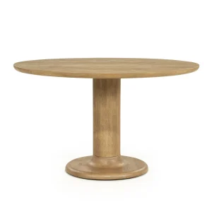 Ronde eettafel Coco – mangohout naturel 130×77cm