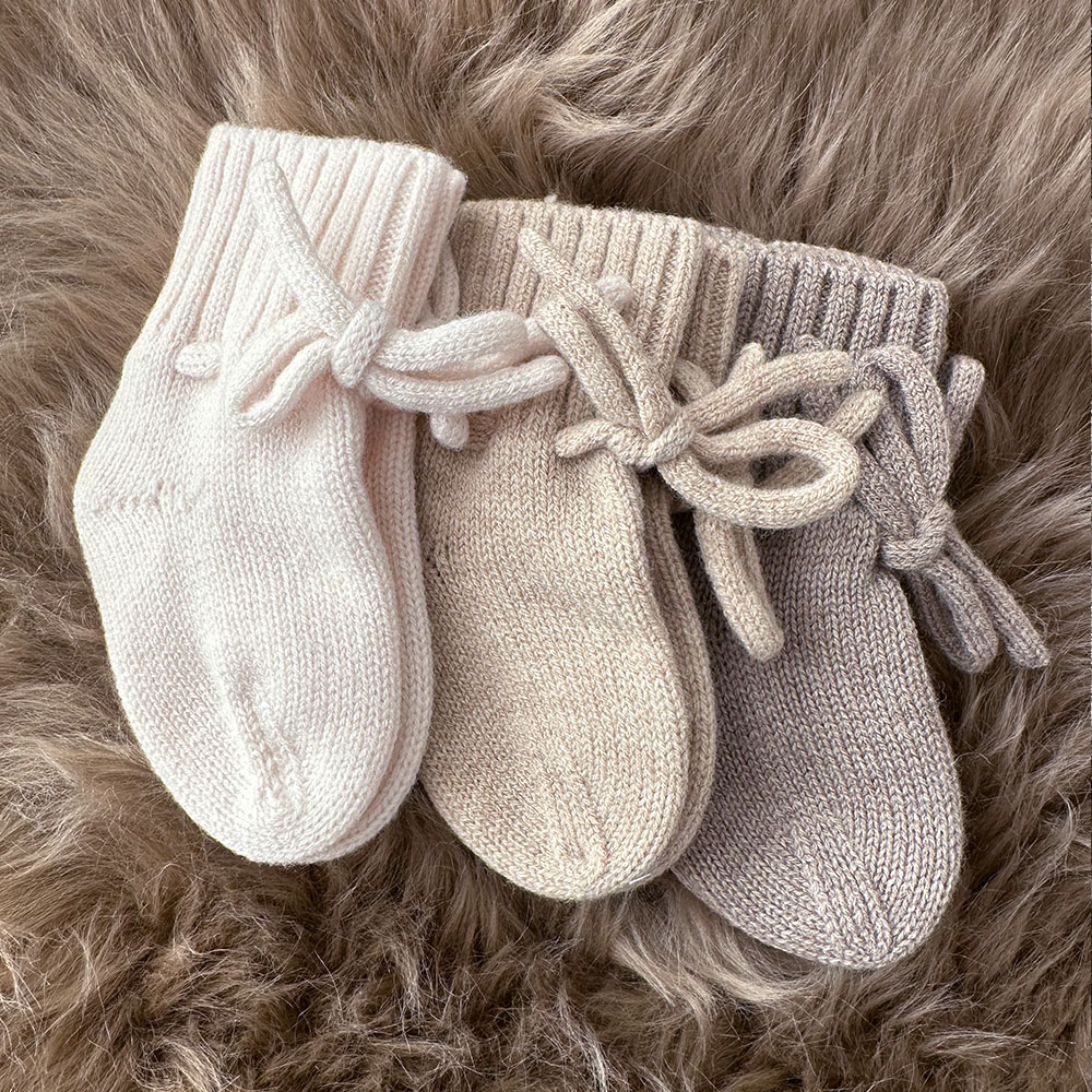 BABYSLOFJES | Merinowol | Taupe - Afbeelding 3