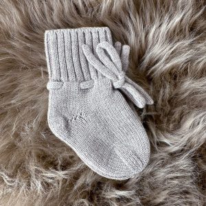 BABYSLOFJES | Merinowol | Taupe