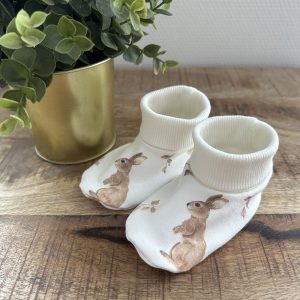 BABYSLOFJES | Rabbit & Leaves