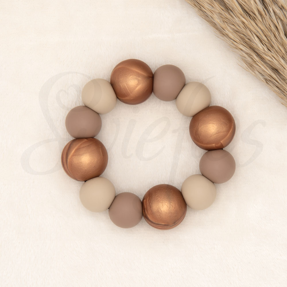 BIJTRING | Brons, Havermout, Hazelnoot - Afbeelding 3