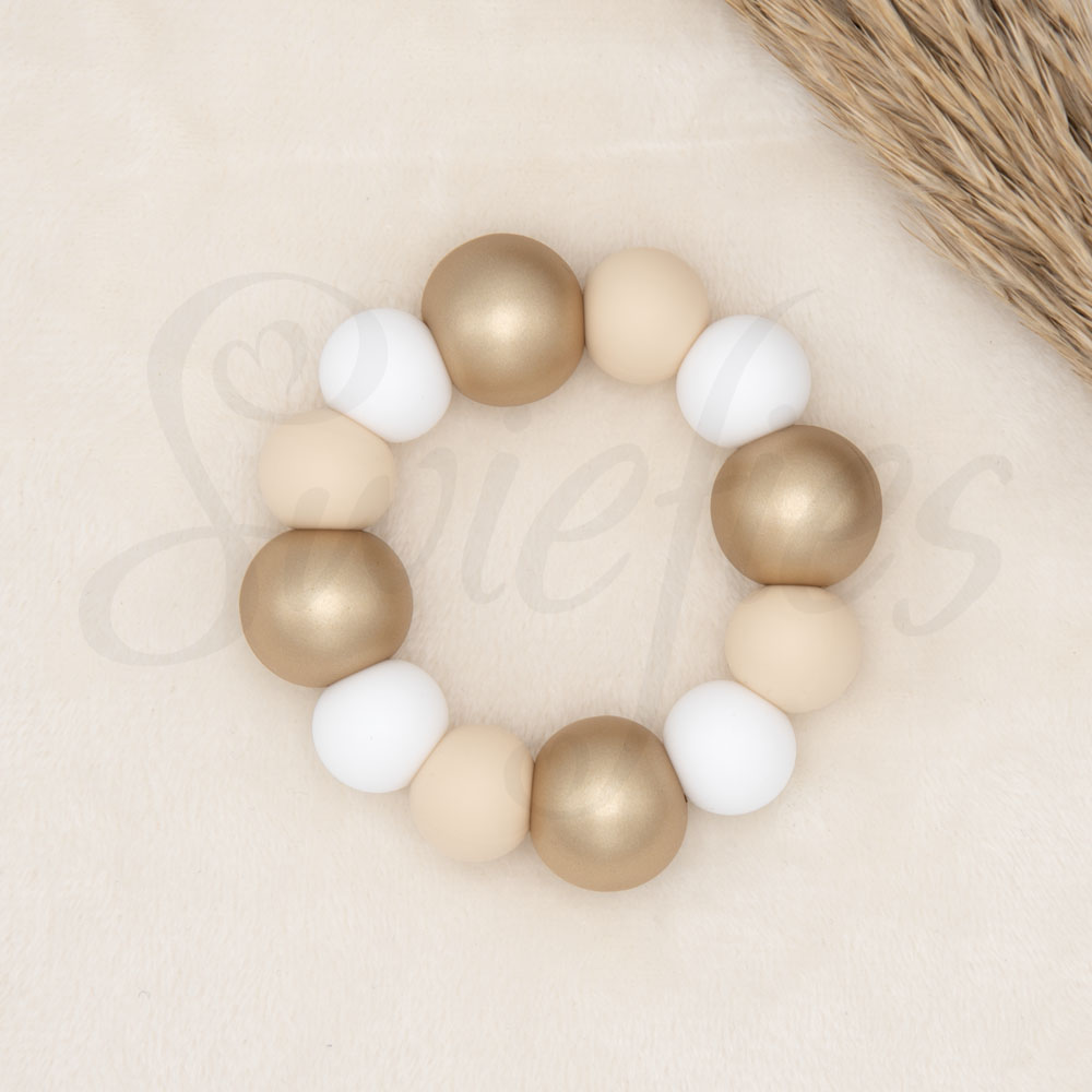 BIJTRING | Crème, Matgoud, Wit - Afbeelding 2