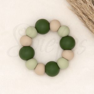 BIJTRING | Dennengroen, Vergrijsd Groen, Havermout