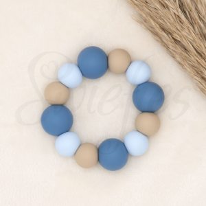 BIJTRING | Niagara, Poederblauw, Havermout