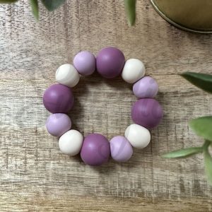 BIJTRING | Oudroze, Donker Oudroze, Crème