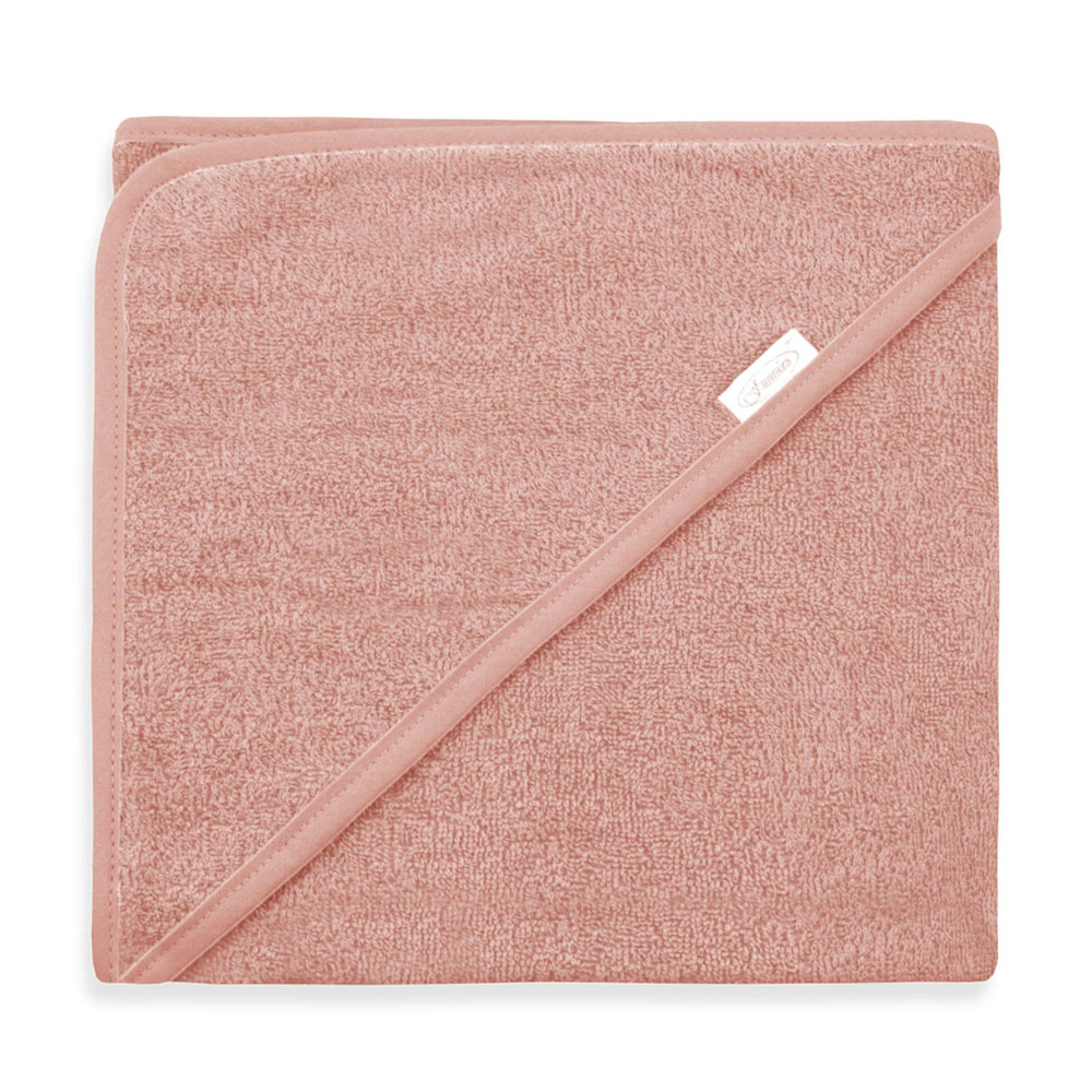 Badcape met naam | Oudroze - Afbeelding 2