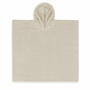 Badponcho met naam | Beige