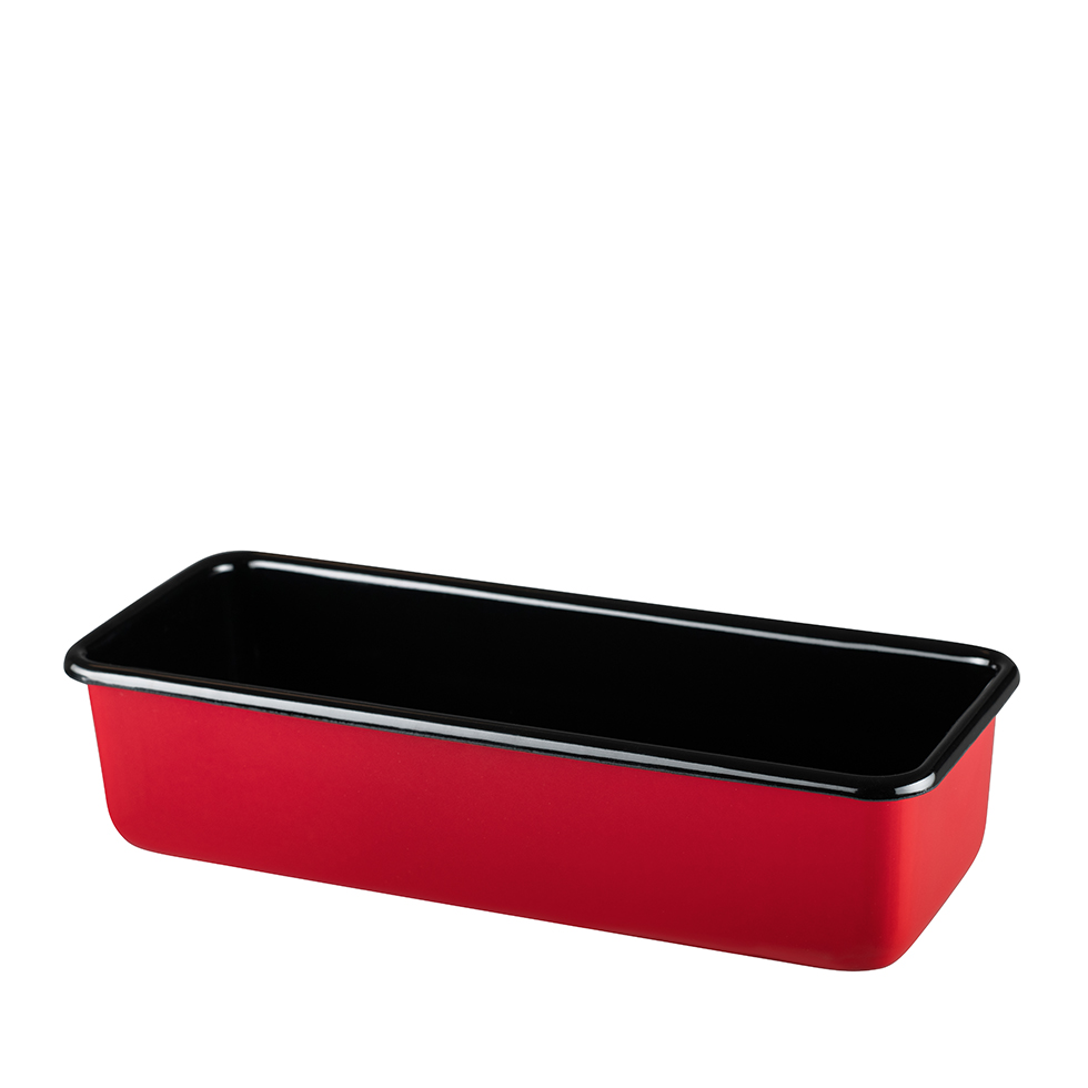 Riess – Bakvorm – rechthoek – rood – 30 x 10 cm – 1,7 ltr