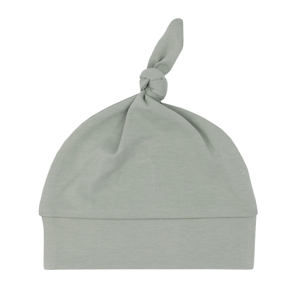 Basic babymutsje | Saliegroen