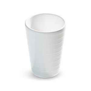 Beker – Gevlamd wit – 0,28 ltr