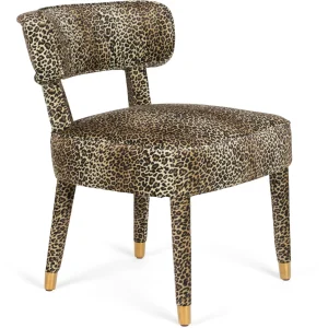 Bold Monkey Claws Out Eetkamerstoel Panterprint (Set van 2)