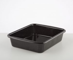 Riess – Ovenschaal – rechthoek – zwart – 24,8 x 20 cm