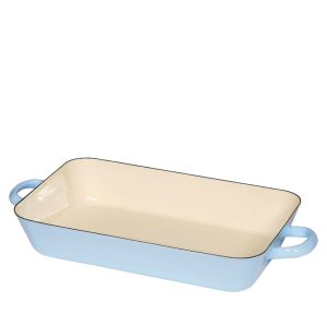 Riess – Braadpan – lavendelblauw – 33 x 20 cm
