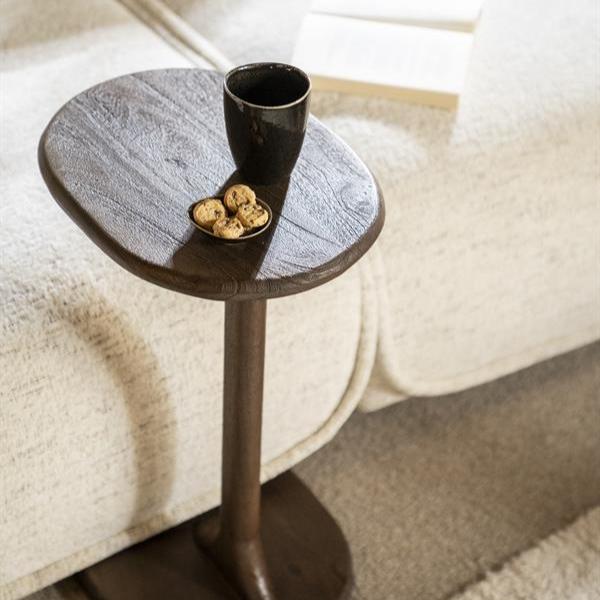 Bijzettafel Fenix | Bruin Mangohout - Afbeelding 3