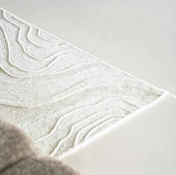 Vloerkleed Soil | Wit 100% Wol - Afbeelding 5
