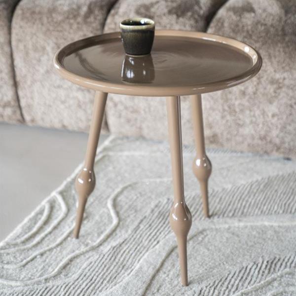 Bijzettafel Birdy | Bruin Aluminium - Afbeelding 2