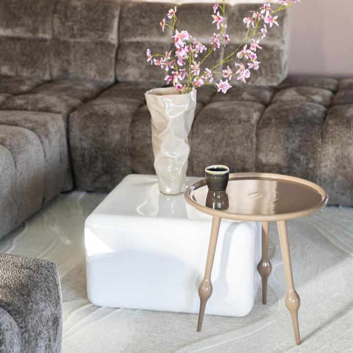 Bijzettafel Birdy | Bruin Aluminium - Afbeelding 6