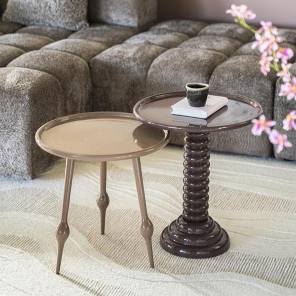 Bijzettafel Birdy | Bruin Aluminium - Afbeelding 5