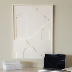 Wand decoratie Pluto | Wit Polyfoam