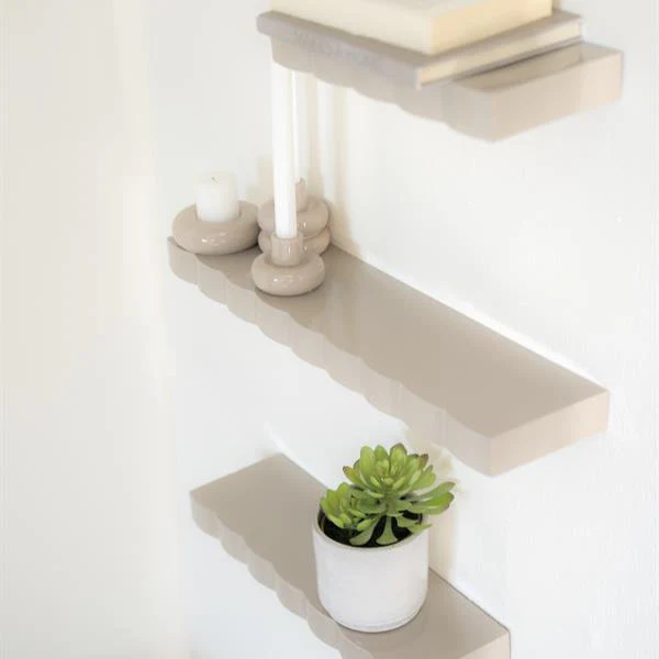 Wand decoratie Bloom | Taupe Metaal - Afbeelding 5