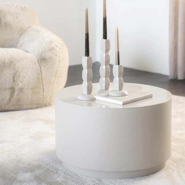 Salontafel Mesita | Taupe Metaal - Afbeelding 2