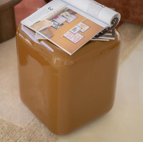 Poef Dixon | Bruin Metaal - Afbeelding 5