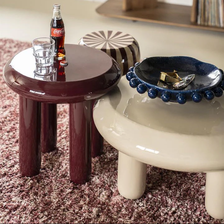 Bijzettafel Balloon | Rood Metaal - Afbeelding 2