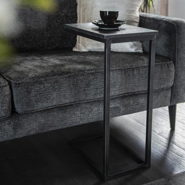Bijzettafel Edge | Zwart Marmer - Afbeelding 2